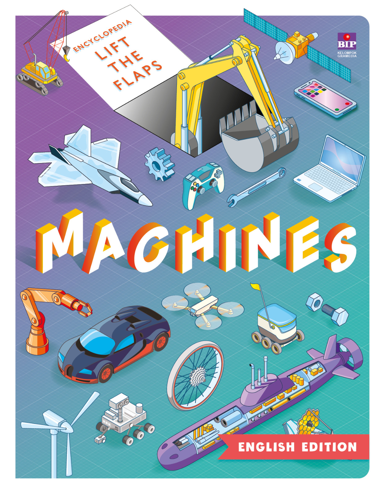 Encyclopedia Lift the Flaps Machine (English Edition) — cover