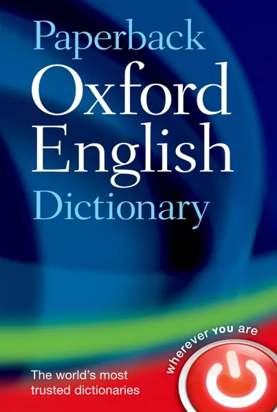 Paperback Oxford English Dictionary — sampul buku