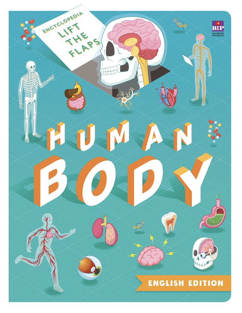 Encyclopedia Lift the Flaps Human Body (English Edition) — cover