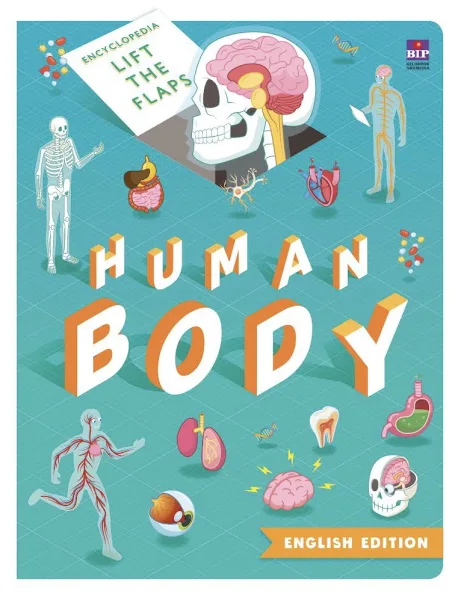 Encyclopedia Lift the Flaps Human Body (English Edition) — sampul buku