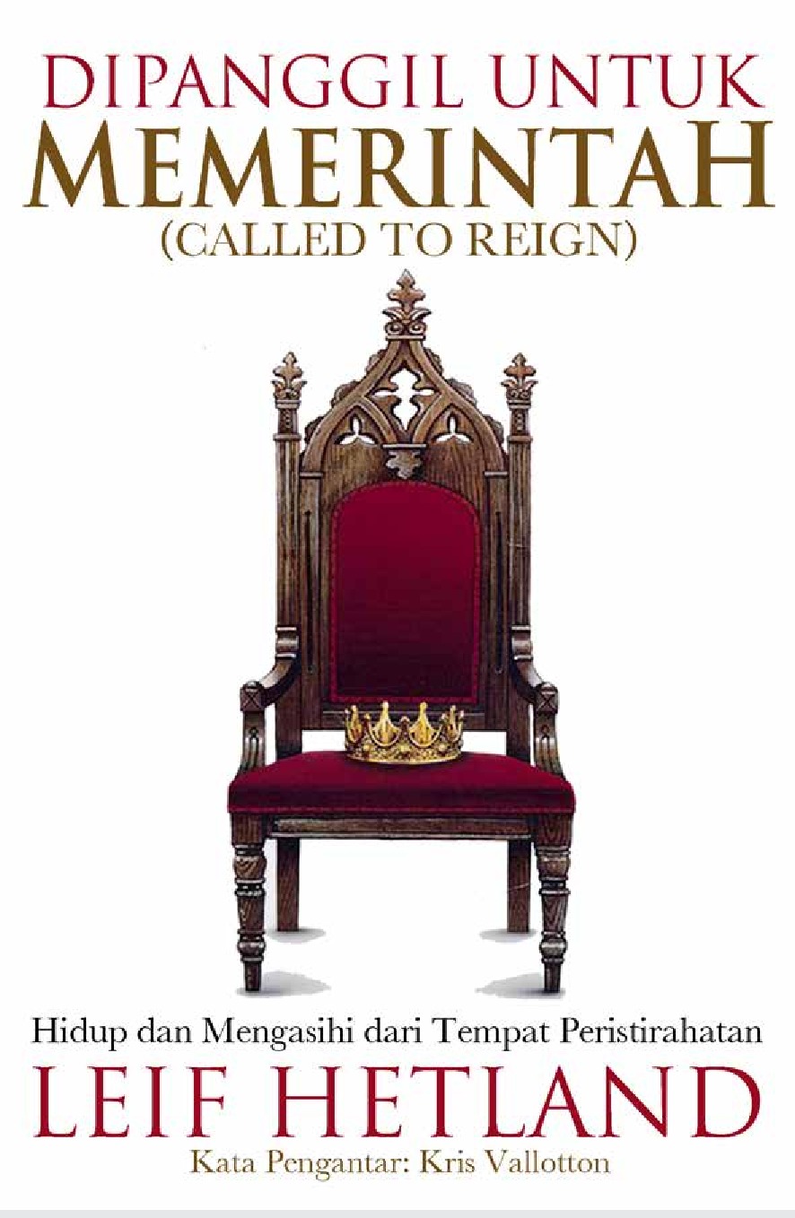 Dipanggil Untuk Memerintah (Called to Reign) — cover