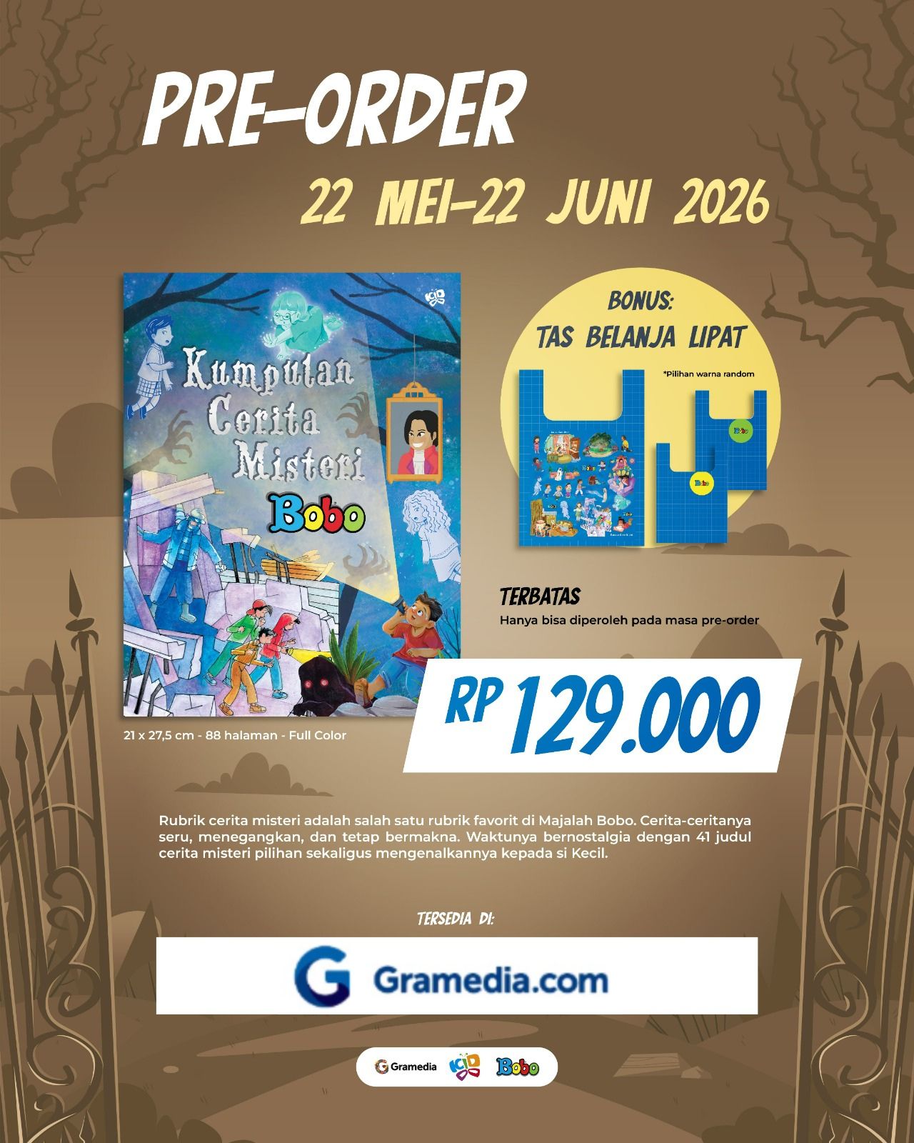 Pre-Order Kumpulan Cerita Misteri Bobo (BERHADIAH TAS BELANJA) — cover