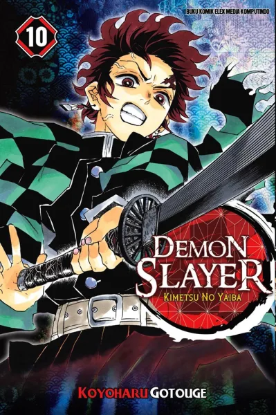 Demon Slayer: Kimetsu No Yaiba 10 — sampul buku