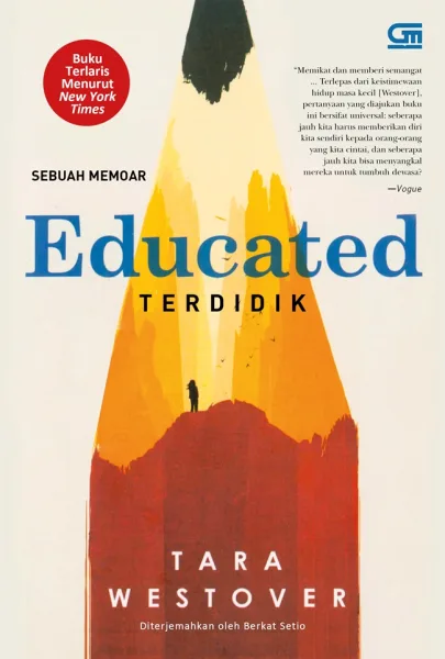 Educated (Terdidik): Sebuah Memoar — sampul buku