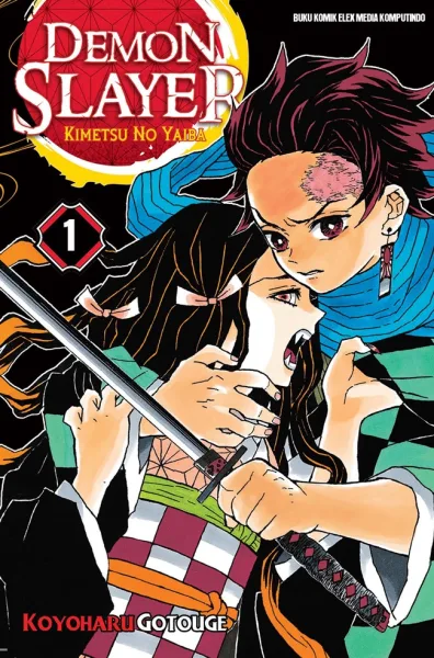 Demon Slayer: Kimetsu No Yaiba 01 — sampul buku