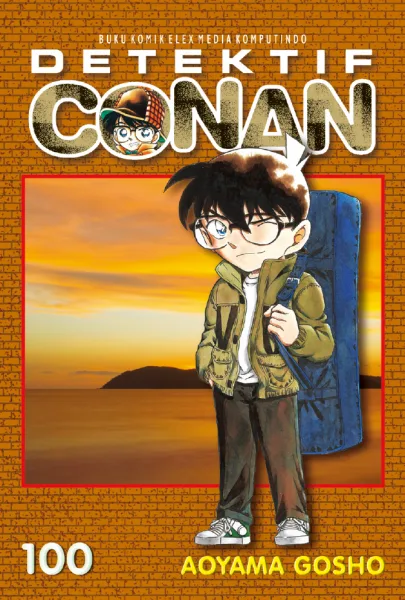 Detektif Conan 100 — sampul buku