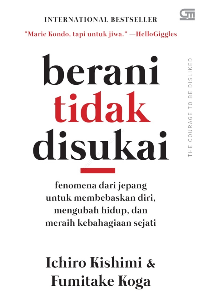 Berani Tidak Disukai — cover